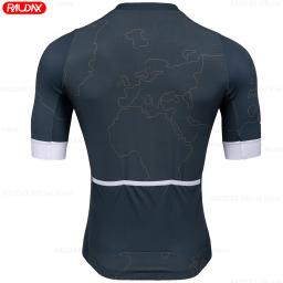 Raudax-camisa masculina de manga curta, roupa de verão, respirável, mtb, mtb, desgaste de bicicleta, 2024 - Image 4