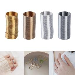 Fio De Metal Fio De Aço De Memória para Fazer Jóias, DIY Beading Pulseira, Brincos Descobertas, Colar De Pulseiras, Anéis Suprimentos, 50 Loop - Image 1