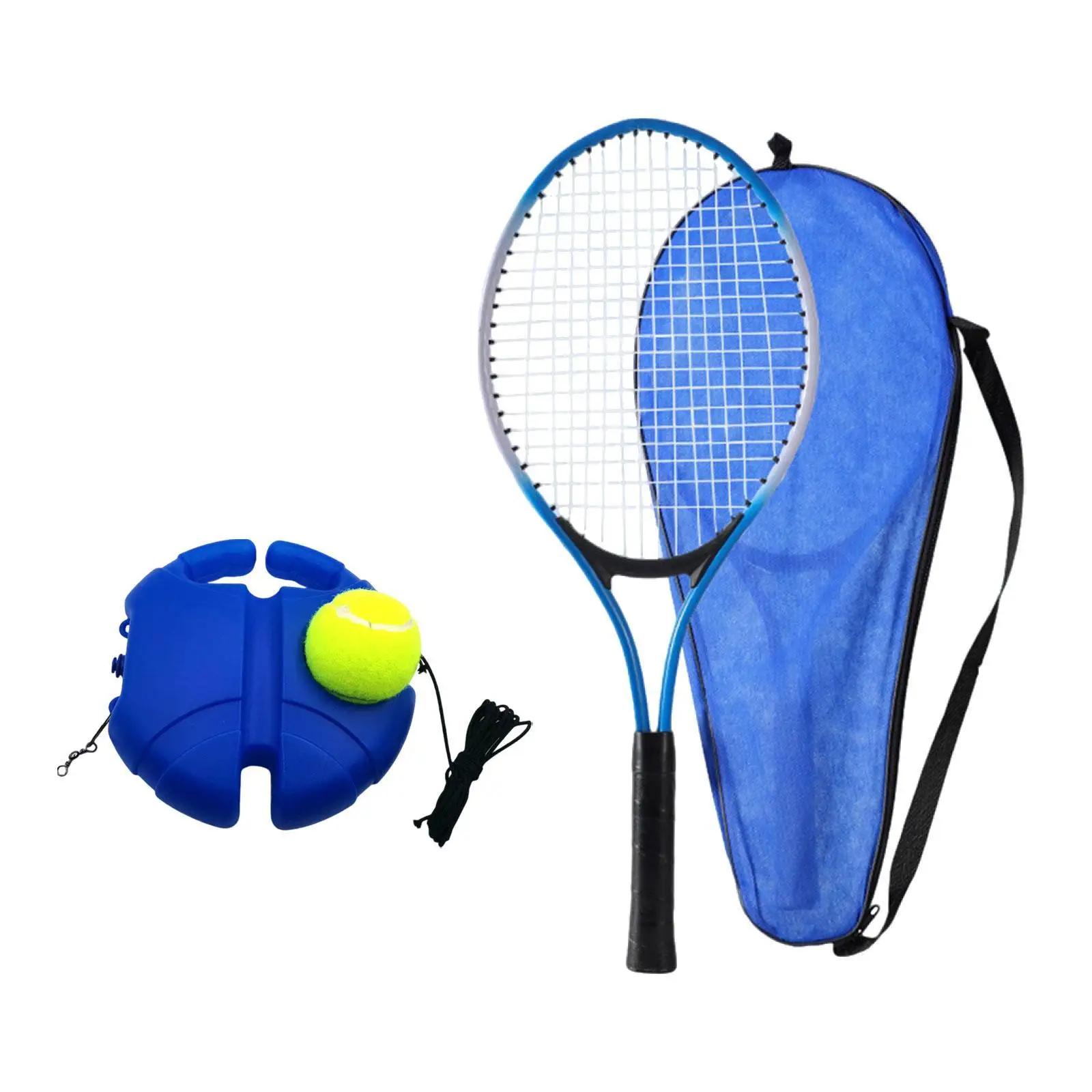 Ténis Treino Rebote Bola com Corda, Auto Prática, Raquete de Tênis Portátil para Parque, Tribunal, Estádio Exercício - Image 1