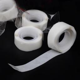 Dupla face pontos adesivos, 100pcs/roll, transparente, removível, balão, fita adesiva, cola para artesanato diy, casamento, festa de aniversário - Image 2