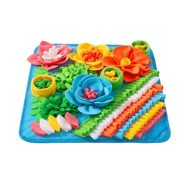 Tapete Interativo para Pets: Brinquedos de Forrageamento para Cães e Gatos, Conforto Indoor, Reduz o Estresse e Promove Atividades Lúdicas