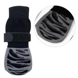 Meias para cães, garras quentes ao ar livre, sapatos antiderrapantes, aderência extra grossa, gancho e prendedor de laço, suprimentos de proteção para os pés para animais - Image 5