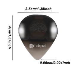 Miwayer-Luz LED palheta brilhante para guitarra elétrica, instrumento musical, alta sensibilidade, palhetas de guitarra, antiderrapante, baixo - Image 5