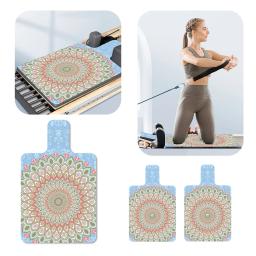 Tapete de yoga pilates reformador tapete antiderrapante pilates reformador almofada camurça borracha exercício esteira espessura 1.5mm para treinamento equilíbrio - Image 3