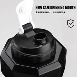 Garrafa de água em forma de haltere, Garrafa Esportiva, Chaleira Interior e Exterior, Acessórios de Fitness e Ciclismo, 500 ml, 2600ml - Image 5