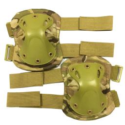 Joelheira tática para crianças, joelheira de combate, engrenagem protetora de segurança, airsoft, paintball, caça, jogo de guerra, esporte, criança, macho - Image 2