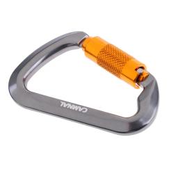 Profissional Mosquetão Gancho Keychain, Mosquetão, Auto Twist, Auto Locking, Anel D, Escalada, Ferramenta Esporte ao ar livre, 25KN, 6720 lb - Image 4
