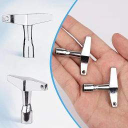 Anti Slip Drum Tuning Key Chave de liga de tambor Broca ergonômica, Sólidos acessórios para instrumentos musicais para mostrar - Image 4