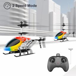 M5 Helicóptero de Controle Remoto, Helicópteros RC, Altitude Hold, 3.5 Canais, Giroscópio e Luz LED, Avião Durável, Drone Toy, Presente - Image 4