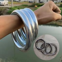 Pulseira de aço kung fu com peso manual, contrapeso ajustável para artes marciais, treinamento de pulso, tai chi, construtor de força unissex - Image 1