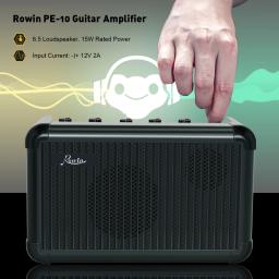 Rowin-Built-in processador multi-efeitos, amplificador de pedal de guitarra elétrica, MOD,Delay,Reverb,Tuner Effects, PE-10 - Image 1