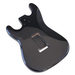 Corpo de guitarra elétrica barril de guitarra elétrica preto peça de guitarra por atacado para diy - Image 4