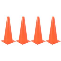 Cones plásticos do cone do futebol, esportes, estrada, suprimentos do treinamento do pé do Ldpe, futebol, tráfego, 4 PCes - Image 1