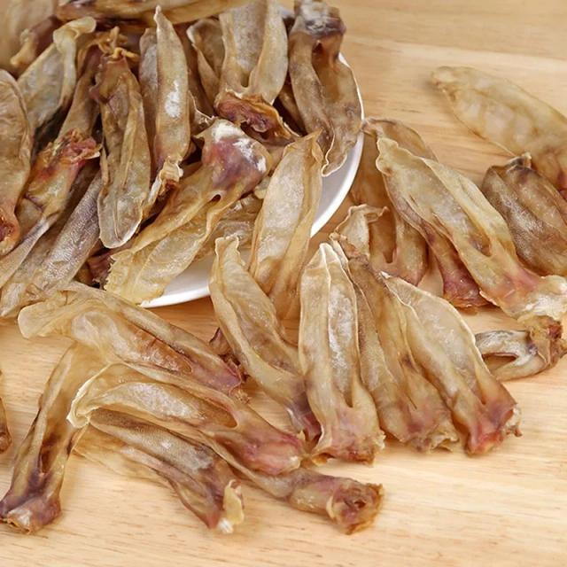 Petiscos Secos para Cães: Orelhas de Coelho Sem Pêlos, Moagem para Dentes e Snacks Deliciosos para Treinamento de Filhotes
