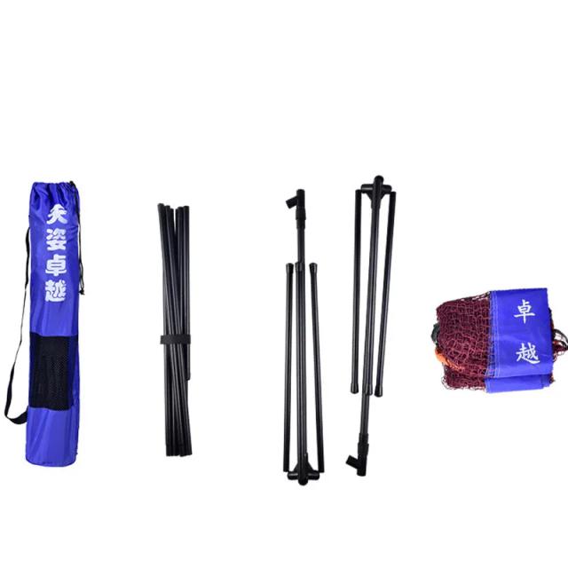 Rede de Badminton Dobrável com Suporte - Rede Portátil Profissional para Ténis, Ideal para Atividades Indoor e Outdoor
