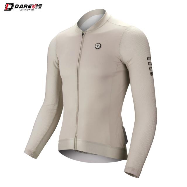 DAREVIE Jersey Ciclismo Manga Longa Proteção UV 50+ Respirável