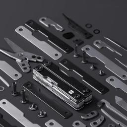 Xiaomi-HUOHOU Mini Faca Multifuncional, Tesoura Portátil, Ferramentas Dobráveis, Acampamento ao ar livre, Multitools, Ferramenta de Sobrevivência, 10 em 1 - Image 6