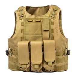 Colete Tactical Camouflage Combat, Airsoft Vest, Assault Coletes, Roupa ao ar livre, CS Sports and Hunting, Molle Equipment - Image 4