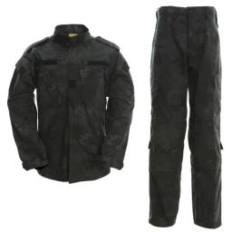 Uniforme de camuflagem tática ao ar livre, jaqueta Airsoft, roupas de combate, BDU Camo, terno de caça, jaqueta e calça - Image 6