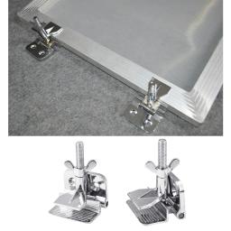 Silk Screen Printing Metal Butterfly, grampos de dobradiça, DIY Hobby Tool, artesanato, tela de impressão de costura, 60x85mm, 2pcs por conjunto - Image 3