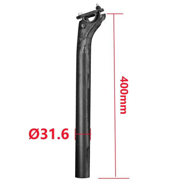 Elita One Selim de Carbono UD Offset 20mm Leve e Rígido