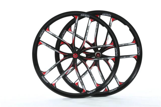 Conjunto de Rodas de Liga de Magnésio 26" para Mountain Bike e Estrada