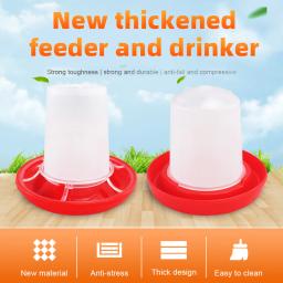 Alimentador, drinde aves, galinha, quail, quail, suprimentos para alimentação, 160g/160ml, 1 conjunto = 2 peças - Image 1