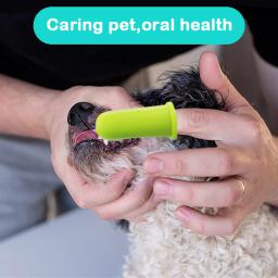 Cão de silicone dedo escova de dentes brinquedo para animais de estimação produtos para cães pequenos acessórios para cães suprimentos cuidados com os dentes do cão - Image 4