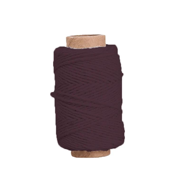 Algodão Macramé Cordão Corda, Bohemia Wedding Crafts, DIY Twine Thread String, Costura artesanal, Casa Hangings, Party Decor, 1mm, 10m - Image 1