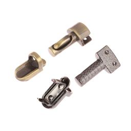 Metal fivela fixadores para bolsa de couro caso, durável coluna Tuck Lock, Catch fecho, bolsa e bolsa, alta qualidade - Image 2