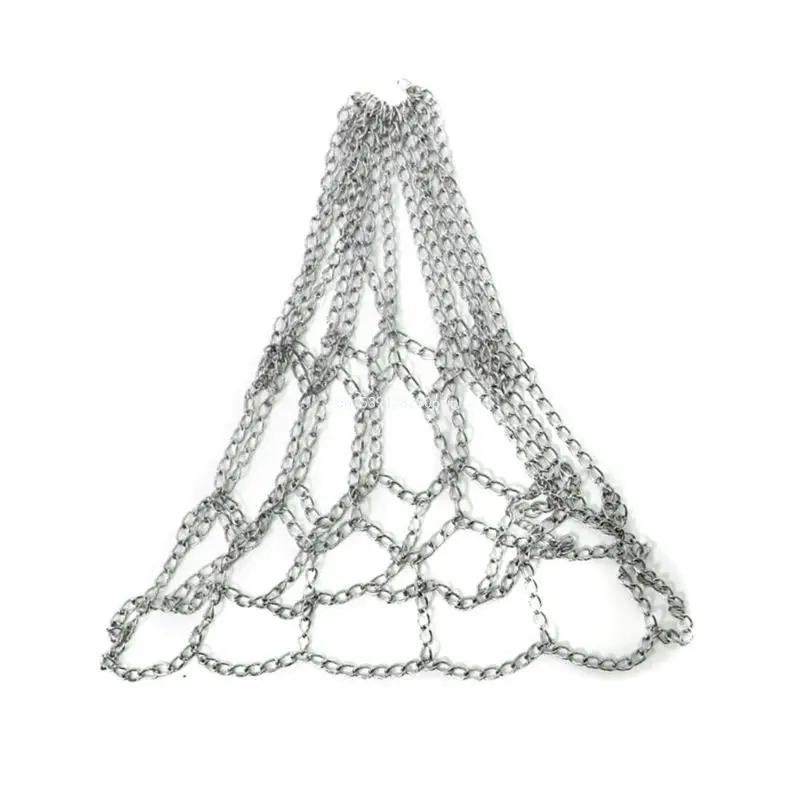 basquete com corrente metal basquete ar livre para a maioria aros padrão - Image 1
