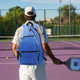 Bolsa Pickleball ajustável para homens e mulheres, mochila com suporte para garrafa de água, 3 cores para escolha - Image 6