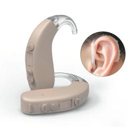 Aparelho auditivo digital para surdez, som ajustável, aparelhos auditivos BTE, alta potência, 8 canais, 110db, 2023, novo - Image 1