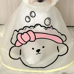 Casaco impermeável para animais de estimação, cães e gatos roupas, mancha de lágrima, cuidados faciais, pano do cabo, corte de cabelo - Image 4