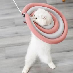 Colar Recuperação para Pet, Cone para Cachorro e Gato, Colar Recuperação de Boa Textura, Círculo Protetor - Image 5