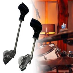 Drum Suporte Microfone, Bateria Acessórios, Bracket Clip, Tom Mount, Base Clamp, fácil de instalar, Drum Cymbal Stands Clamp - Image 2