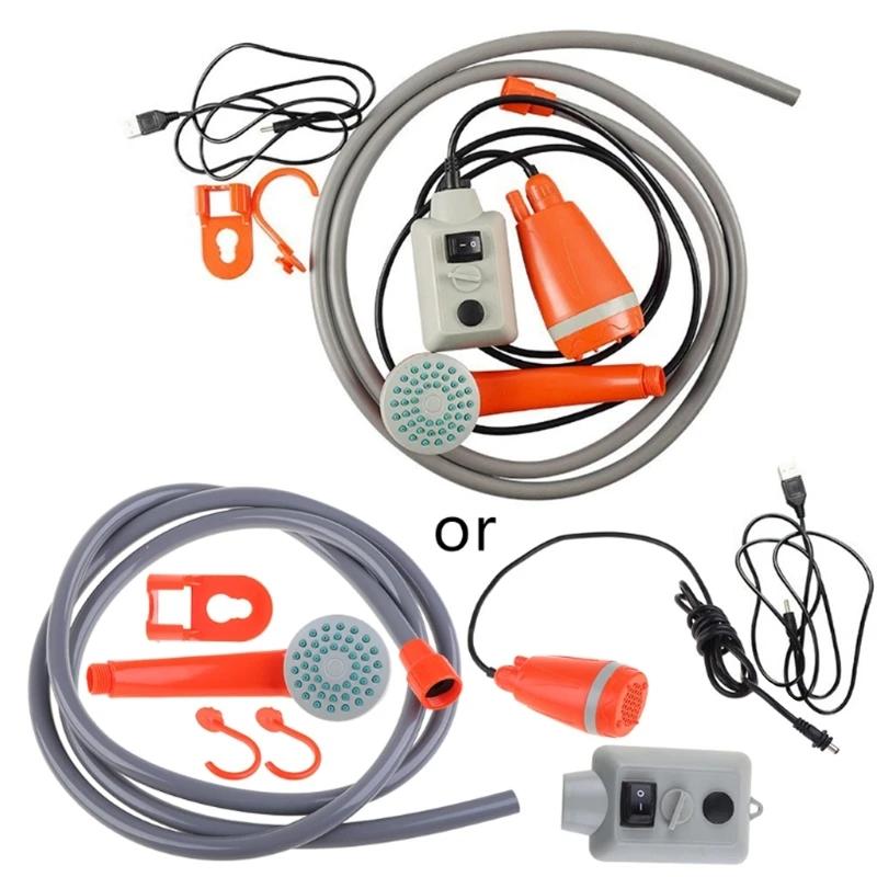 Veículo ar livre chuveiro portátil bomba elétrica banheiro viagem pet para lavagem carro qualidade superior - Image 1