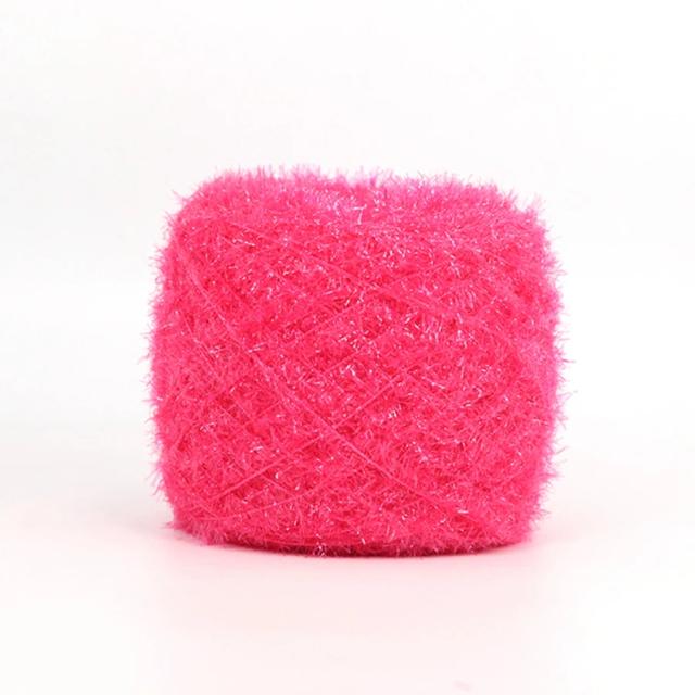 Fio de Tricô de Lã de Vidro Colorida para Artesanato DIY: Ideal para Chapéus, Bonecas e Crochê - 50g