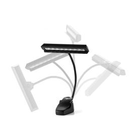 LED Music Stand Light, lâmpada de leitura do livro, kit de iluminação pescoço flexível, pianistas, músico presentes suprimentos - Image 4