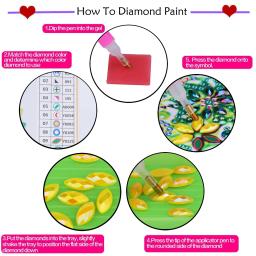 Caixa de jóias portátil para adultos Mandala Diamond Art Kits de armazenamento de pintura 1pc por conjunto - Image 6