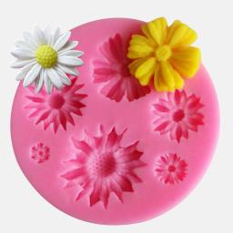 Moldes De Silicone De Flor 3D para Fondant Artesanato, Bolo, Doces, Chocolate, Sugarcraft, Pastelaria De Gelo, Ferramenta De Cozimento, Molde De Sabão, Decorador De Bolo - Image 3