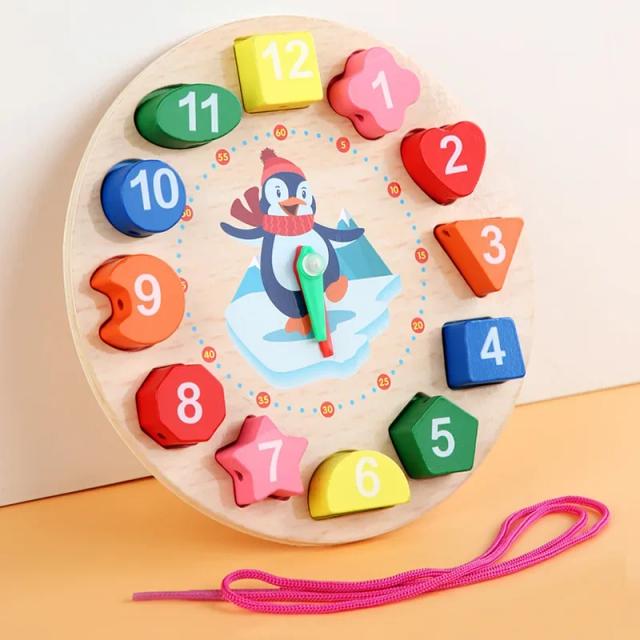 Brinquedos Montessori: Jogos de Desenvolvimento 3D, Puzzles de Madeira e Presentes Educacionais para Bebês