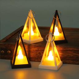 Velas cintilantes LED para decoração, vela eletrônica, adereços de iluminação, aniversário, casamento, halloween, natal, luz noturna - Image 1