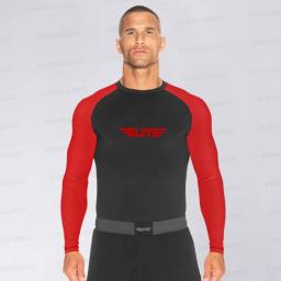 Camisas De Boxe MMA para Homens, MMA Rashguard, Jiu Jitsu, Manga Comprida, Camisas Respiráveis, MMA Vestuário, Ginásio Boxe Jersey, Bjj Rash Guard - Image 4