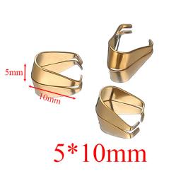 Aço inoxidável Clip Fechos para Fazer Jóias, Pingentes Encantos, Fivela Ganchos, Conectores Colar, Fecho Toggle, Presente DIY, 50Pcs - Image 3