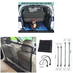 Portable Car Safety Fence para Pet, rede de isolamento para crianças, Travel Rail Barrier, Puppy Stockade, Anti-Colisão Net, Dog Supplies - Image 4