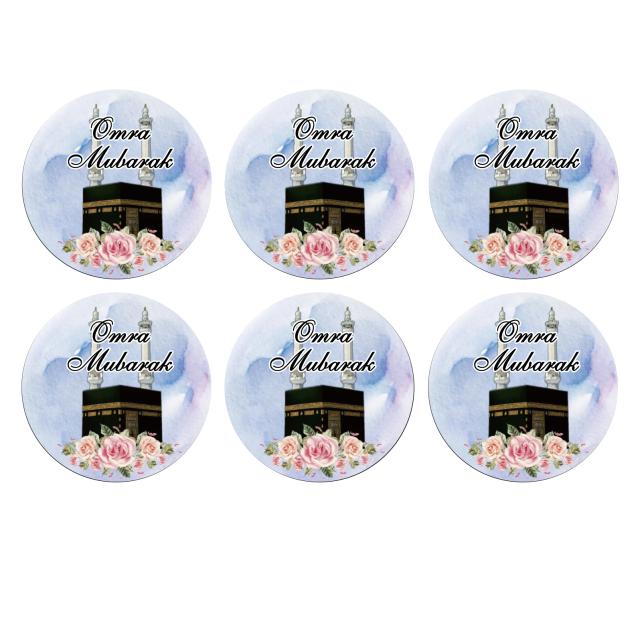 Selos Decorativos e Adesivos para Hajj Mubarak: Suprimentos Perfeitos para Presentes Especiais