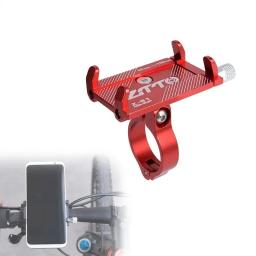 Alumínio Alloy Mobile Phone Holder para bicicleta, suporte de mountain bike, suporte de celular, acessórios de ciclismo, scooter, carro - Image 1