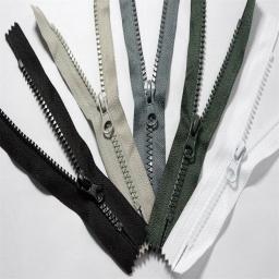 Saco com zíper de resina com cauda fechada, bolso curto, multicolorido, 5 #, 15cm, 10pcs - Image 4