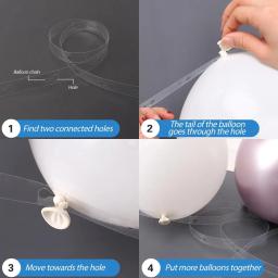 Látex balão arco kit, decoração do partido, prateado, preto, roxo, balões, adequado para festas de aniversário, 5,10,18 Polegada, 93 pcs - Image 4